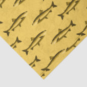 Lt Blueおよび金ゴールドシ航海のリーズデザイン16 薄葉紙 (詳細)