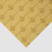 Lt Blueおよび金ゴールドシ航海のリーズデザイン3 薄葉紙 (詳細)