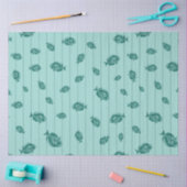 Lt Blueおよび金ゴールドシ航海のリーズデザイン7 薄葉紙 (クラフト)