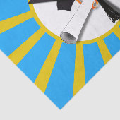 Lt Blueと金ゴールドの卒業でGrad Cap 薄葉紙 (詳細)