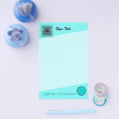 Lt Blue /ティール（緑がかった色）フラワーリボン（ケネス·ヨンチ） チラシ (シングル)