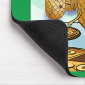 LTCartoonsおもしろいパイナップルピザ漫画 マウスパッド (コーナー)