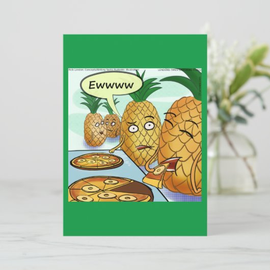 LTCartoons笑わされるパイナップルピザ漫画カード シーズンカード (スタンド正面)