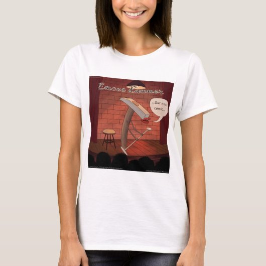 LTCartoons 女性 コメディグッズ Tシャツ 楽しい (正面)
