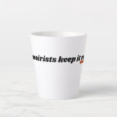 LTMの保下線を実在メモイリ表示 カフェラテマグ (正面)