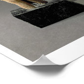 (Lto R)交差した腕を持つフィギュア、Cycladic、頭部 ポスター (角)