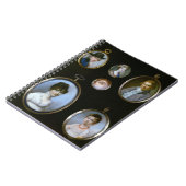 LtoRおよびTtoBからのポートレートのミニチュア、: Thoma ノートブック (左側)