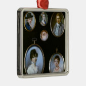 LtoRおよびTtoBからのポートレートのミニチュア、: Thoma メタルオーナメント (右)