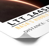 LTT 1445 AC スーパーアース系外惑星 宇宙教育 ポスター (角)