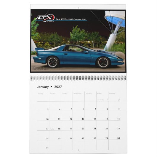 LTxTech.com 2013のカレンダー カレンダー (1月 2027)