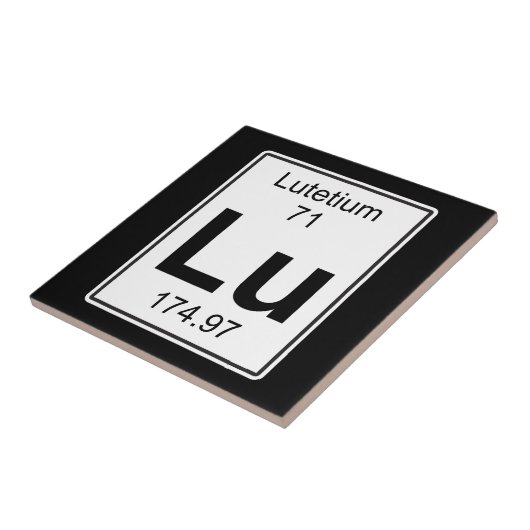 Lu -ルテチウム タイル (側面)