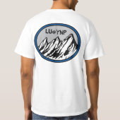 LU@YNPのカスタマイズ可能なTシャツ Tシャツ (裏面)