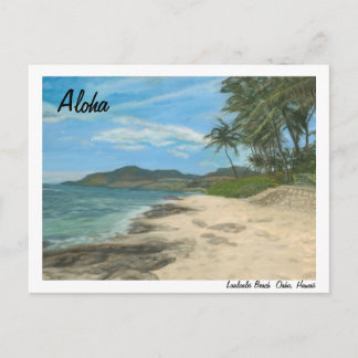 Lualualei Beach Hawaii Postcard ポストカード