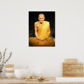 Luang Poo Mun Bhuridatto ... Buddhist Monk ポスター (キッチン)