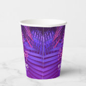 Luau Purple Palm Leaf Birthday Paper Cup 紙コップ (右)