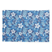 LUAU TIKI (BRIGHT BLUE) 枕カバー (裏面-左)