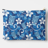 LUAU TIKI PATTERN (BRIGHT BLUE) アクセサリーポーチ (裏面)