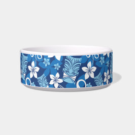 LUAU TIKI PATTERN (BRIGHT BLUE) ボウル