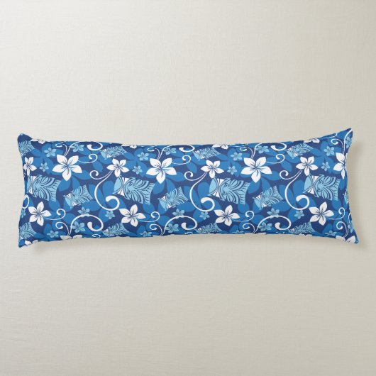 LUAU TIKI PATTERN (BRIGHT BLUE) ボディピロー (裏面)