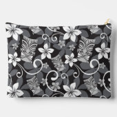 LUAU TIKI PATTERN (CHARCOAL) アクセサリーポーチ (裏面)