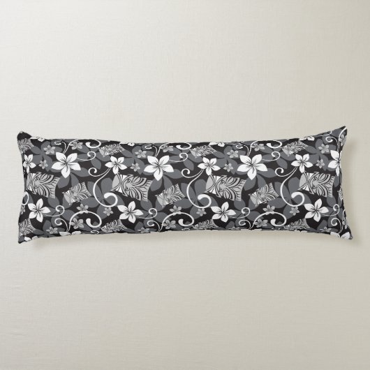 LUAU TIKI PATTERN (CHARCOAL) ボディピロー (裏面)