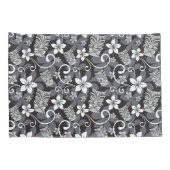 LUAU TIKI PATTERN (CHARCOAL) 枕カバー (裏面-右)