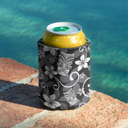 LUAU TIKI PATTERN (CHARCOAL) 缶クーラー (インサイチュ プール)