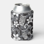 LUAU TIKI PATTERN (CHARCOAL) 缶クーラー (缶正面)