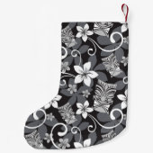 LUAU TIKI PATTERN (CHARCOAL) SMALL CHRISTMAS STOCK スモールクリスマスストッキング (裏面)