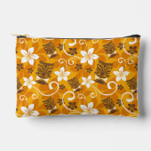 LUAU TIKI PATTERN (ORANGE) アクセサリーポーチ (正面)