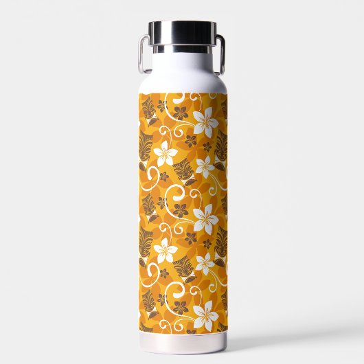 LUAU TIKI PATTERN (ORANGE) ウォーターボトル (正面)