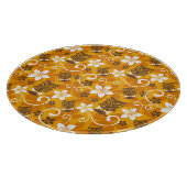 LUAU TIKI PATTERN (ORANGE) カッティングボード (角)