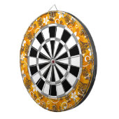 LUAU TIKI PATTERN (ORANGE) ダーツボード (正面右)