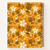 LUAU TIKI PATTERN (ORANGE) ノートブック (裏面)