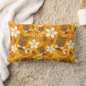 LUAU TIKI PATTERN (ORANGE) ランバークッション (ブランケット)