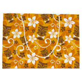 LUAU TIKI PATTERN (ORANGE) ラージペーパーバッグ (裏面)