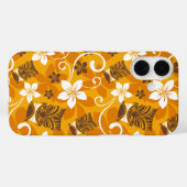 LUAU TIKI PATTERN (ORANGE) Case-Mate iPhoneケース (裏面 (横))