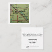 Lubbock引っ越しました新しいアドレスカード エンクロージャーカード (正面/裏面)