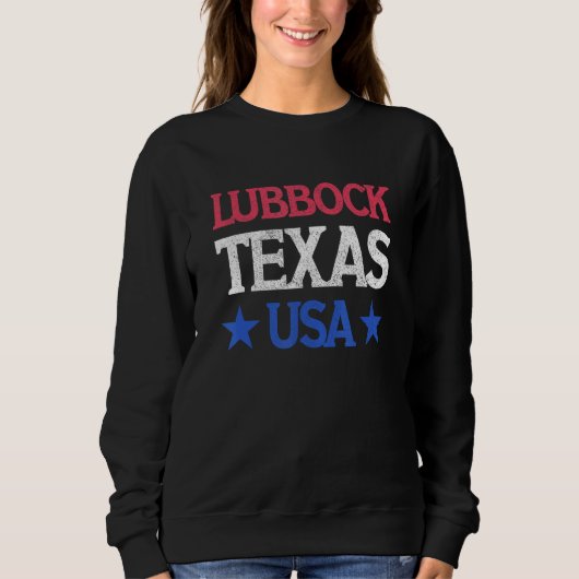 Lubbock Texas スウェットシャツ (正面)