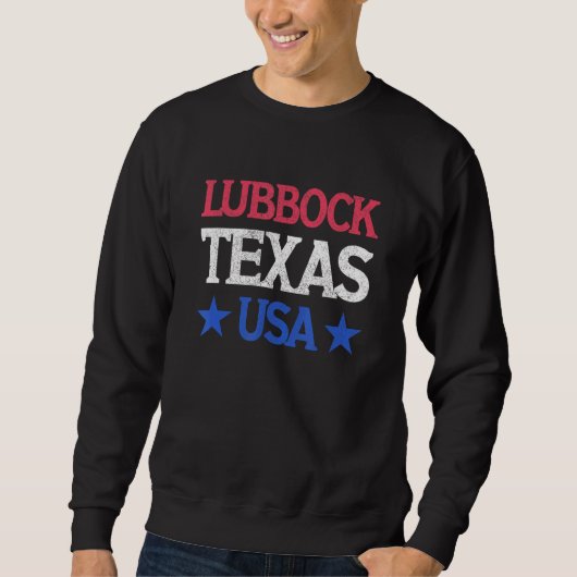Lubbock Texas スウェットシャツ (正面)