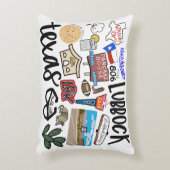 LUBBOCK TEXAS PILLOW アクセントクッション (正面(垂直))