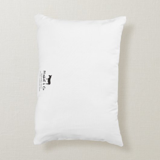 LUBBOCK TEXAS PILLOW アクセントクッション (裏面(縦))