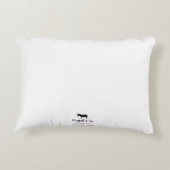 LUBBOCK TEXAS PILLOW アクセントクッション (裏面)