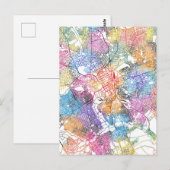 Lubumbashi DR Congo City Map ポストカード (正面/裏面)