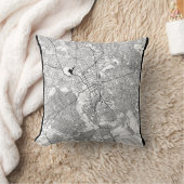 Lubumbashi DR Congo Map クッション (ブランケット)