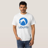 LubuntuのLinuxのTシャツ Tシャツ (正面フル)
