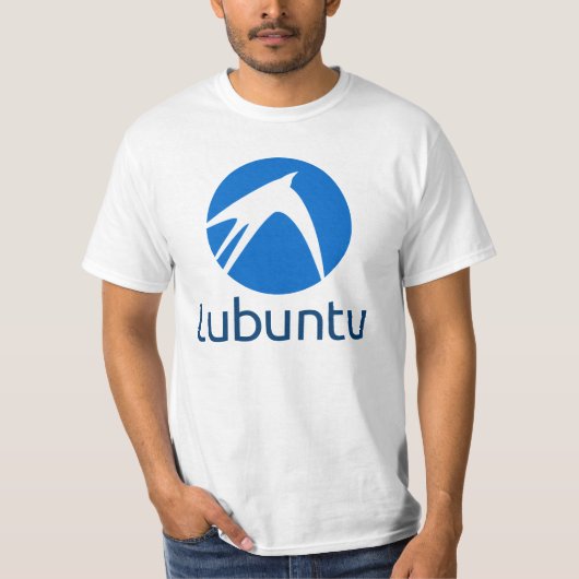LubuntuのLinuxのTシャツ Tシャツ (正面)