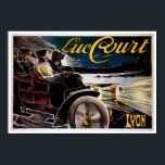 Luc Court Lyon Automobile Ad Vintage Art Poster ポスター<br><div class="desc">Luc Court Lyon Automobile Ad Vintage Art Poster</div>