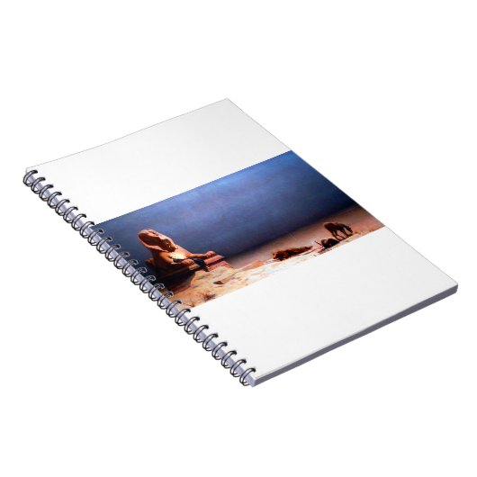 Luc Olivier Mersonエジプトへの飛行中に残る ノートブック (右側)