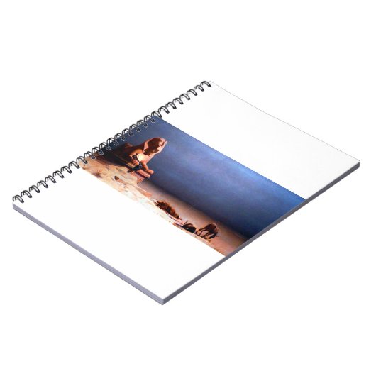 Luc Olivier Mersonエジプトへの飛行中に残る ノートブック (左側)